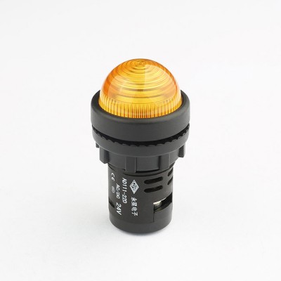 24Vdc  mushroom yellow indicator light