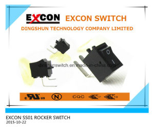 SS01 Bending Terminal Power Rocker Switch for Television STB Control Power Switch